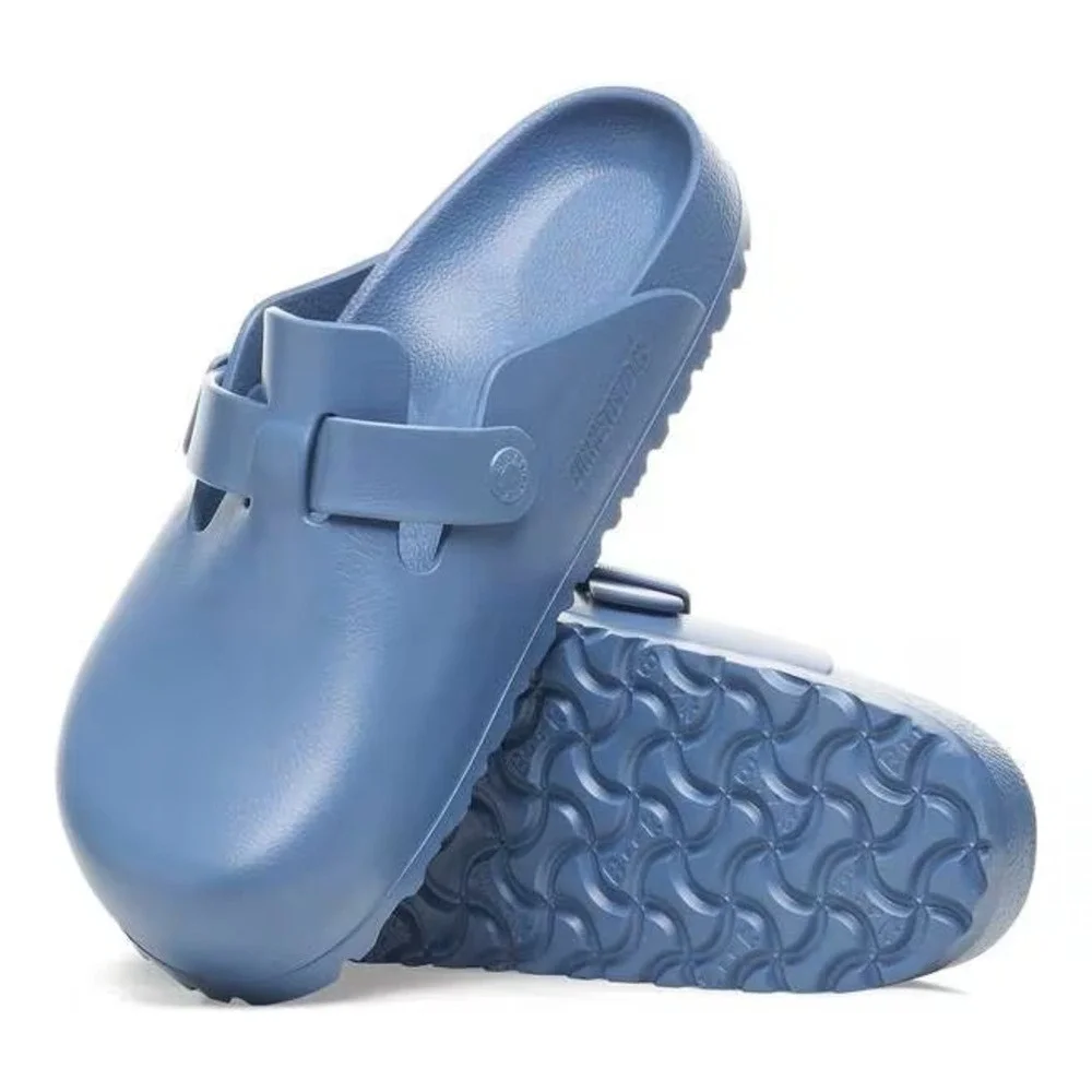 Birkenstock Boston EVA Essentials Clogs Mule Elemental Blue Adjustable Shoes 10